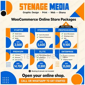 WooCommerce Store Design – WordPress Online Shop, Ghana