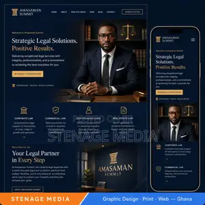 Portfolio Website Design – Personal & CV Websites, Ghana