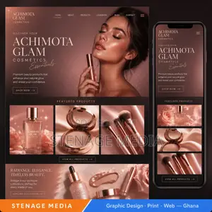 Portfolio Website Design – Personal & CV Websites, Ghana