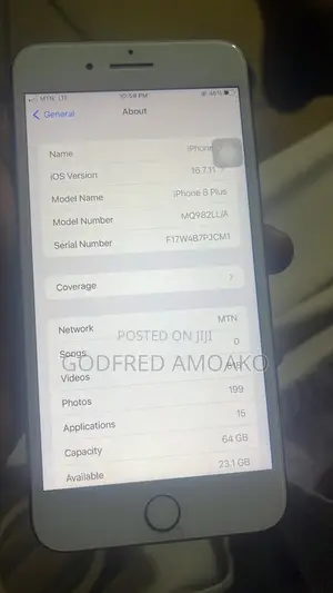 Apple iPhone 8 Plus 64 GB Black