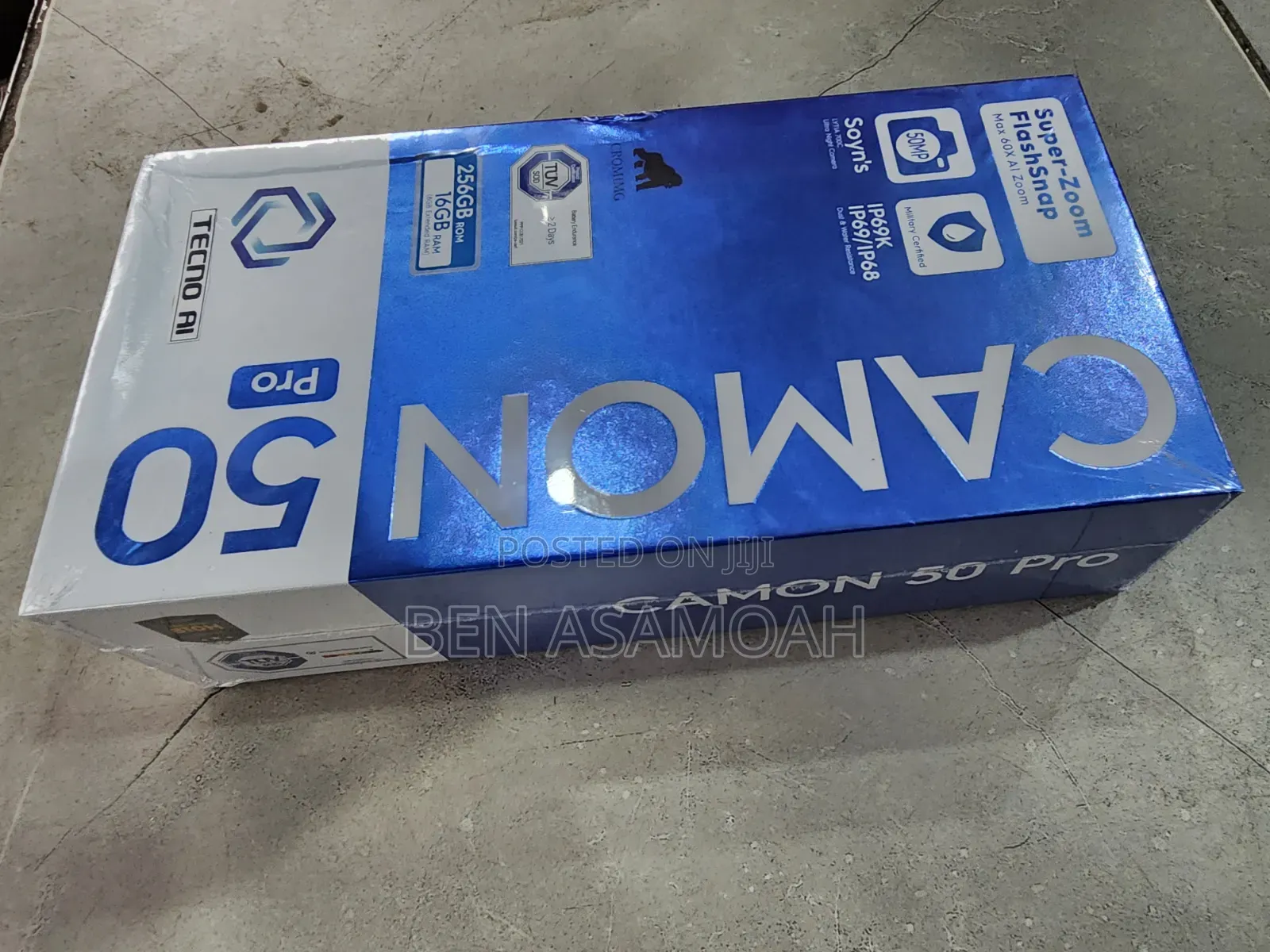 New Tecno Camon 50 Pro 256 GB Black