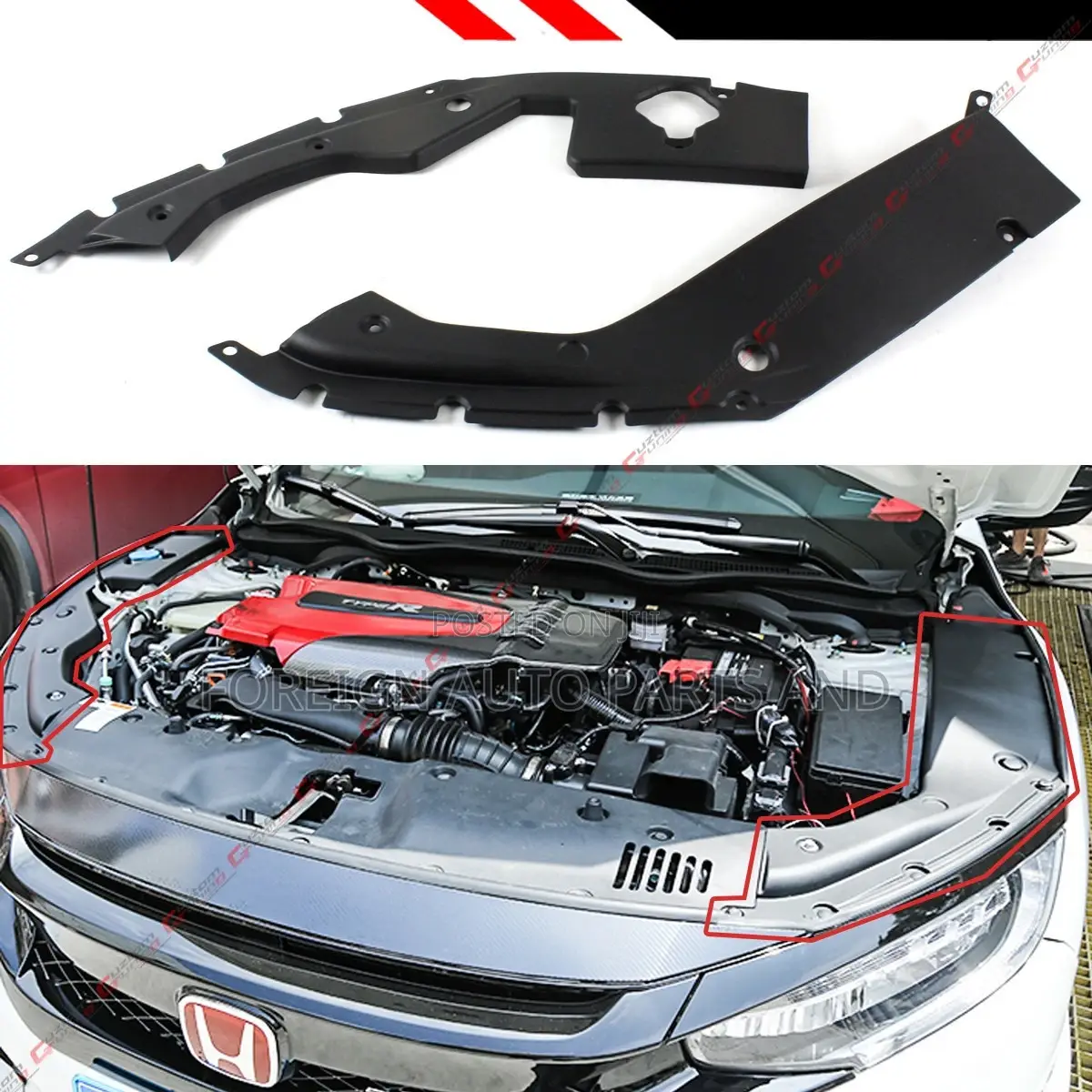 Engine Bay Cover for Civic 16-21