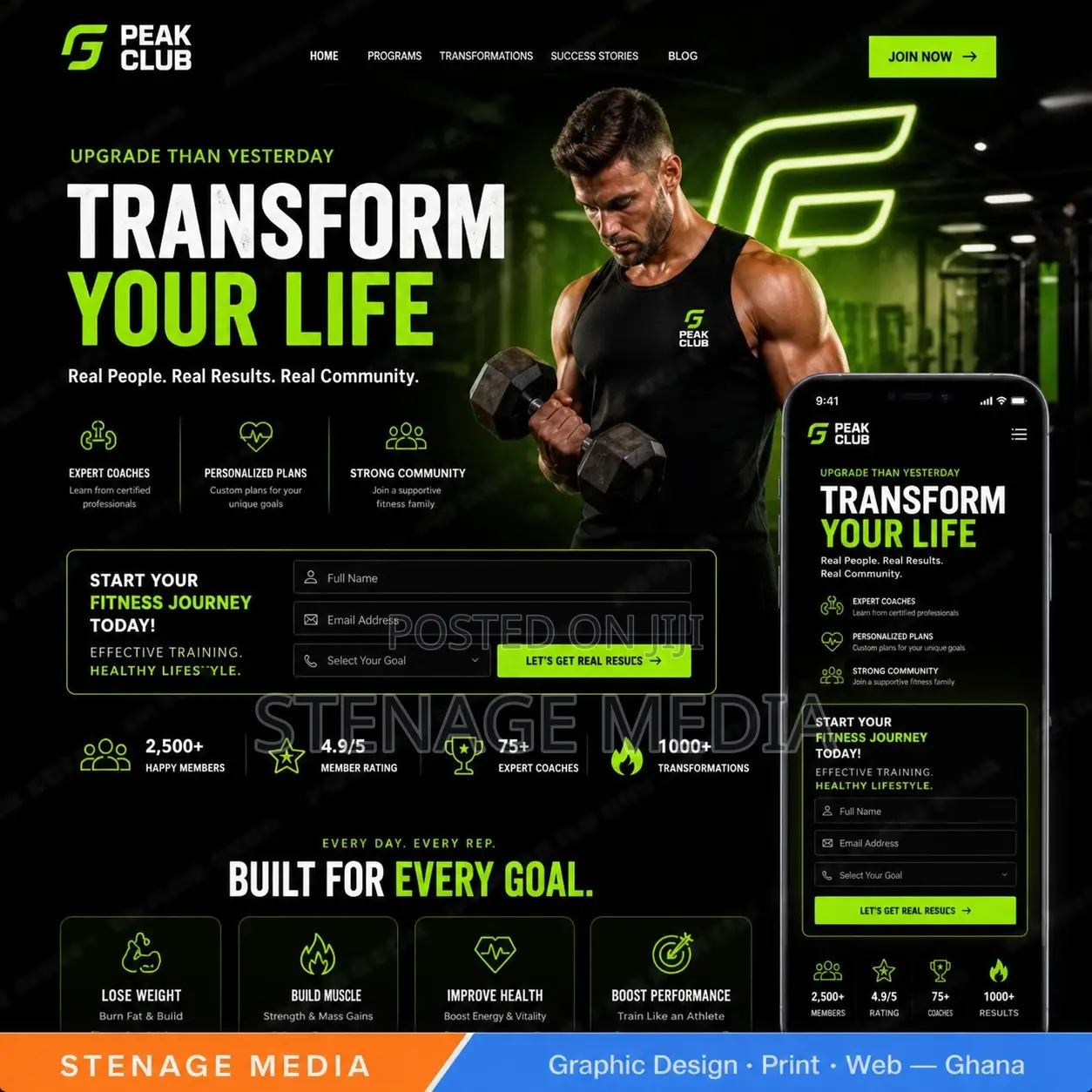 Landing Page Design – High-Converting One-Page Websites