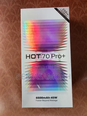 New Infinix Hot 70 Pro 5G+ 256 GB Black