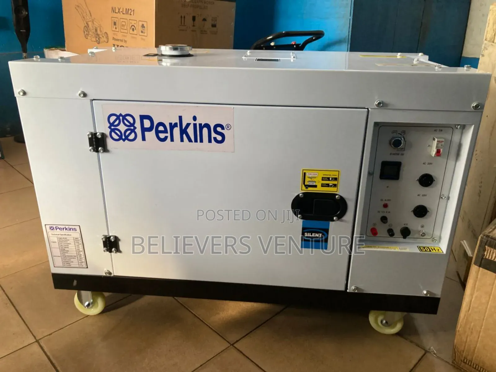 Uk Diesel 15kva Silent Generator / Perkins Generator Plant