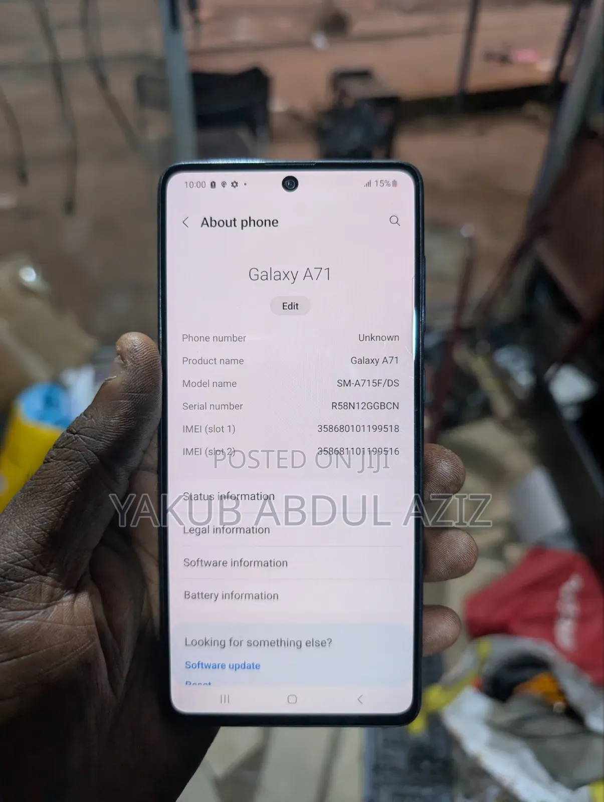 Samsung Galaxy A71 128 GB Black