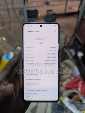Samsung Galaxy A71 128 GB Black