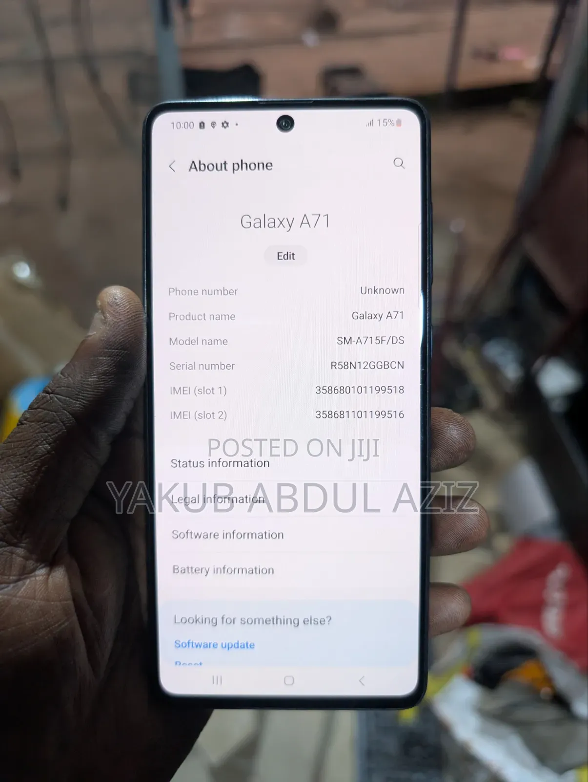 Samsung Galaxy A71 128 GB Black