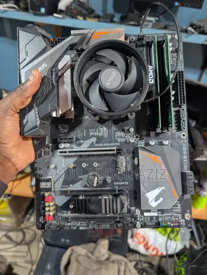 Ryzen 5 2600 Board and Processor