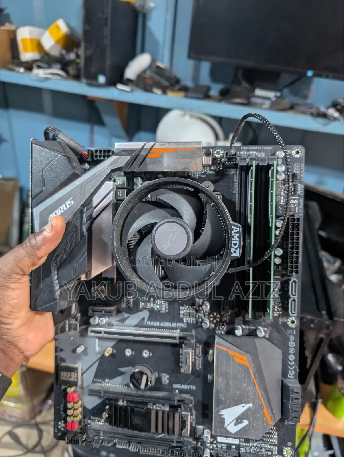 Ryzen 5 2600 Board and Processor