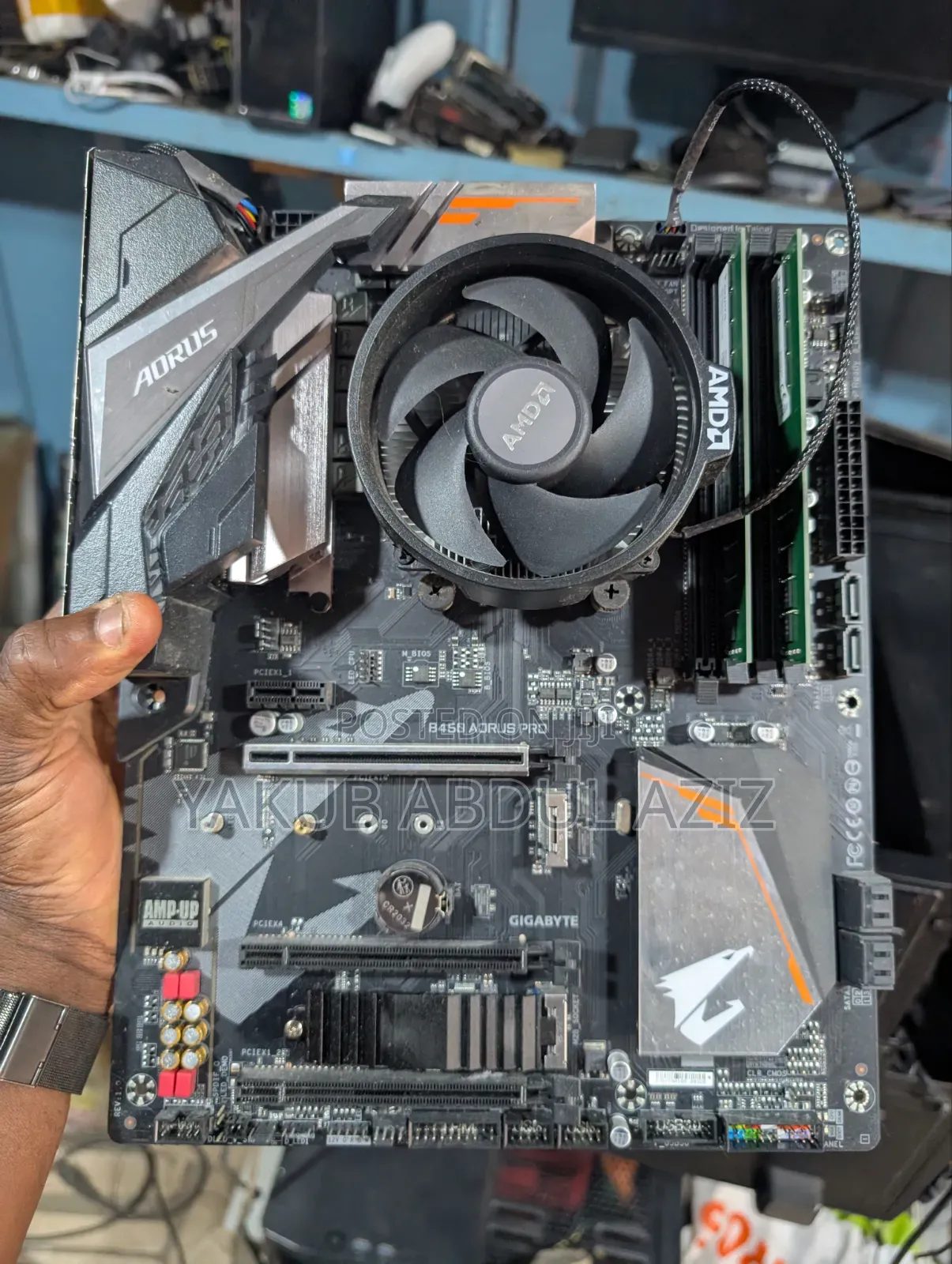 Ryzen 5 2600 Board and Processor