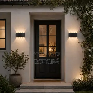 4pics Set 8W Up & Down LED Wall Light – IP65 Waterproof, 3000K