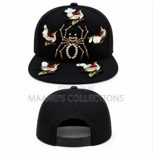 Luxury Studded Designer Snapback Cap – Eye-Catching Statement Style