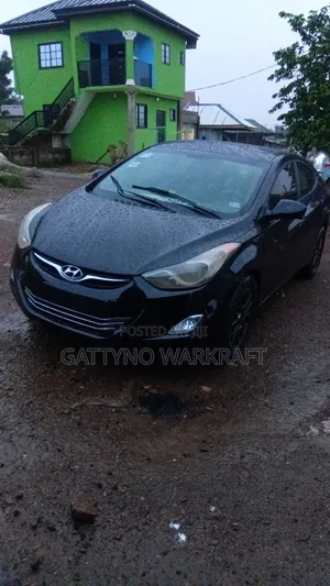 Hyundai Elantra Limited 2012 Black