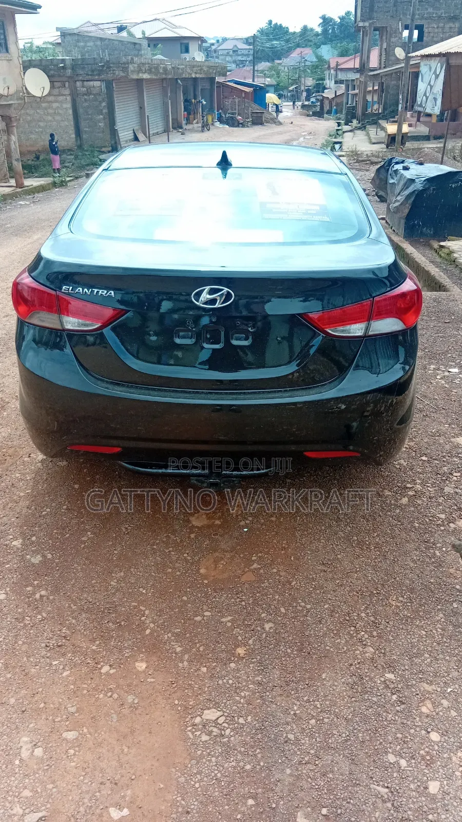 Hyundai Elantra Limited 2012 Black