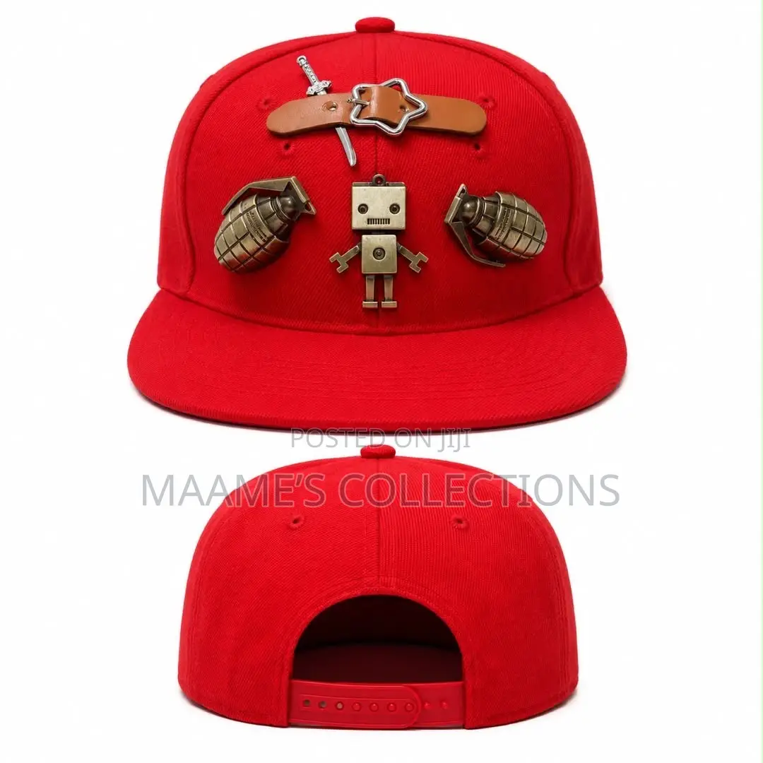 Luxury Studded Designer Snapback Cap – Eye-Catching Statement Style