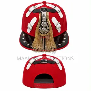 Luxury Studded Designer Snapback Cap – Eye-Catching Statement Style