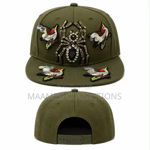Luxury Studded Designer Snapback Cap – Eye-Catching Statement Style