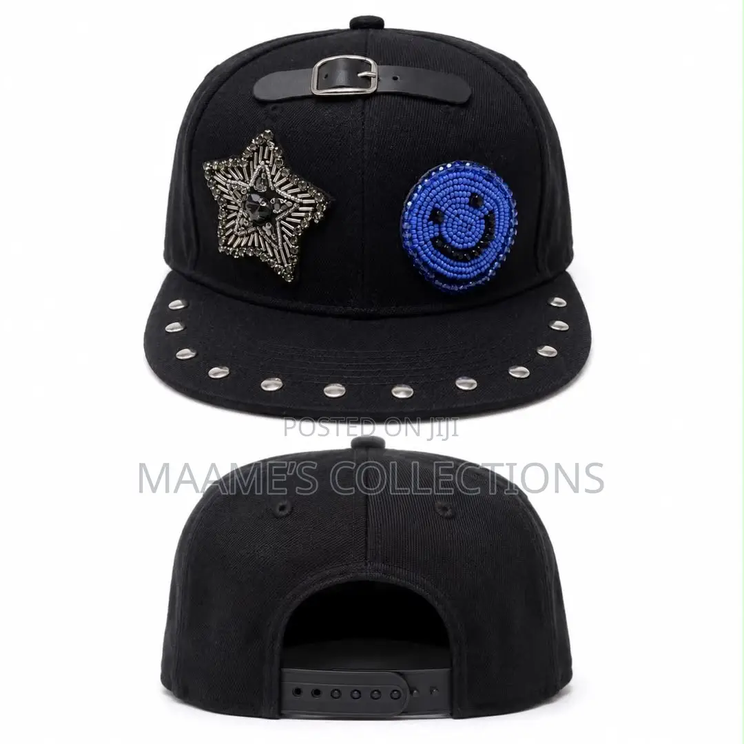 Premium Embellished Men’s Snapback Cap – Bold & Stylish
