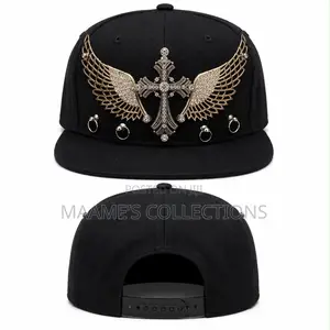 Premium Embellished Men’s Snapback Cap – Bold & Stylish