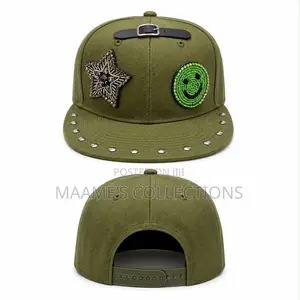 Premium Embellished Men’s Snapback Cap – Bold & Stylish