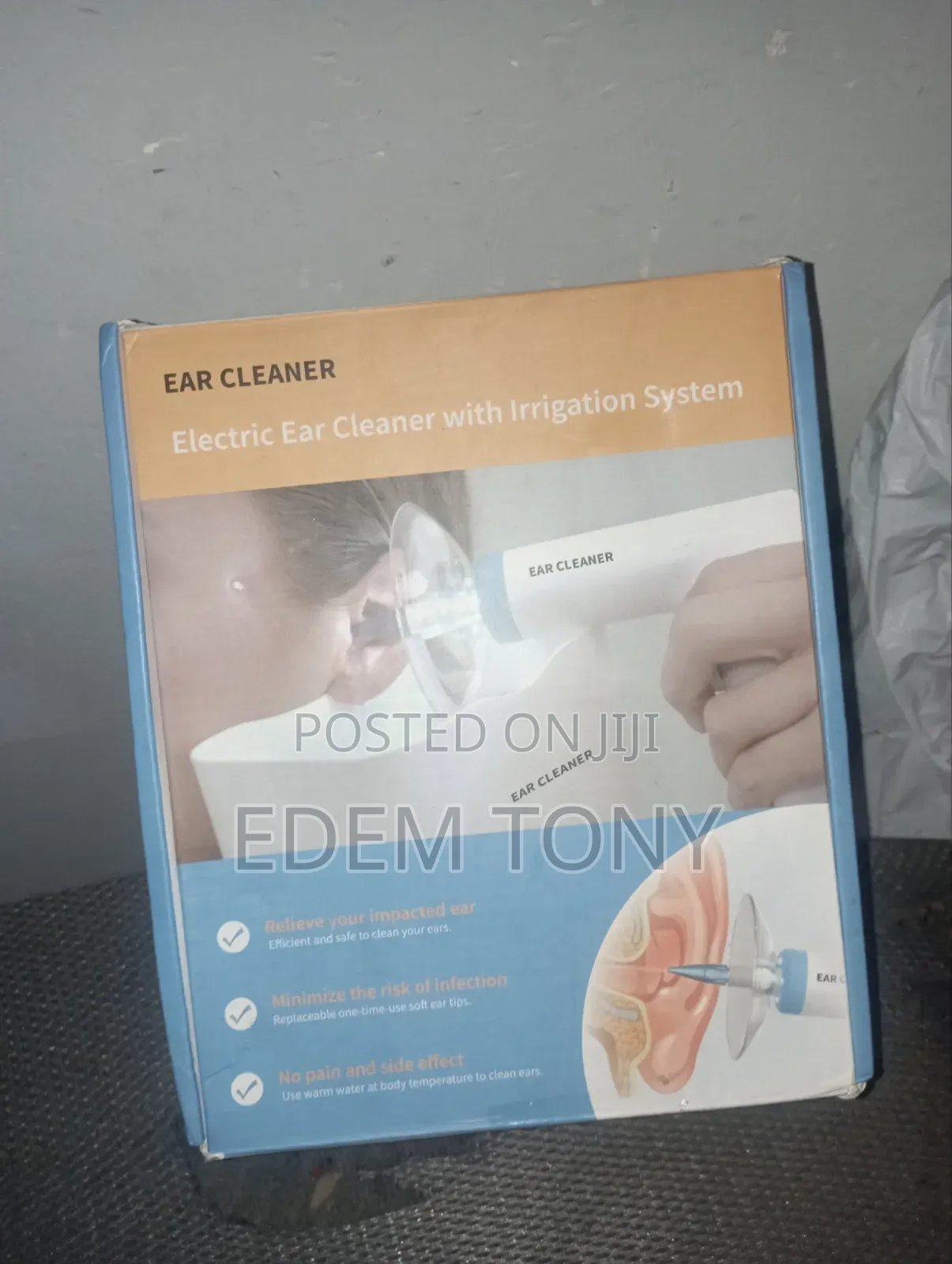 Ear Cleaner: Wax Removal Cleaning Kit :Rechargeable Irrigation System