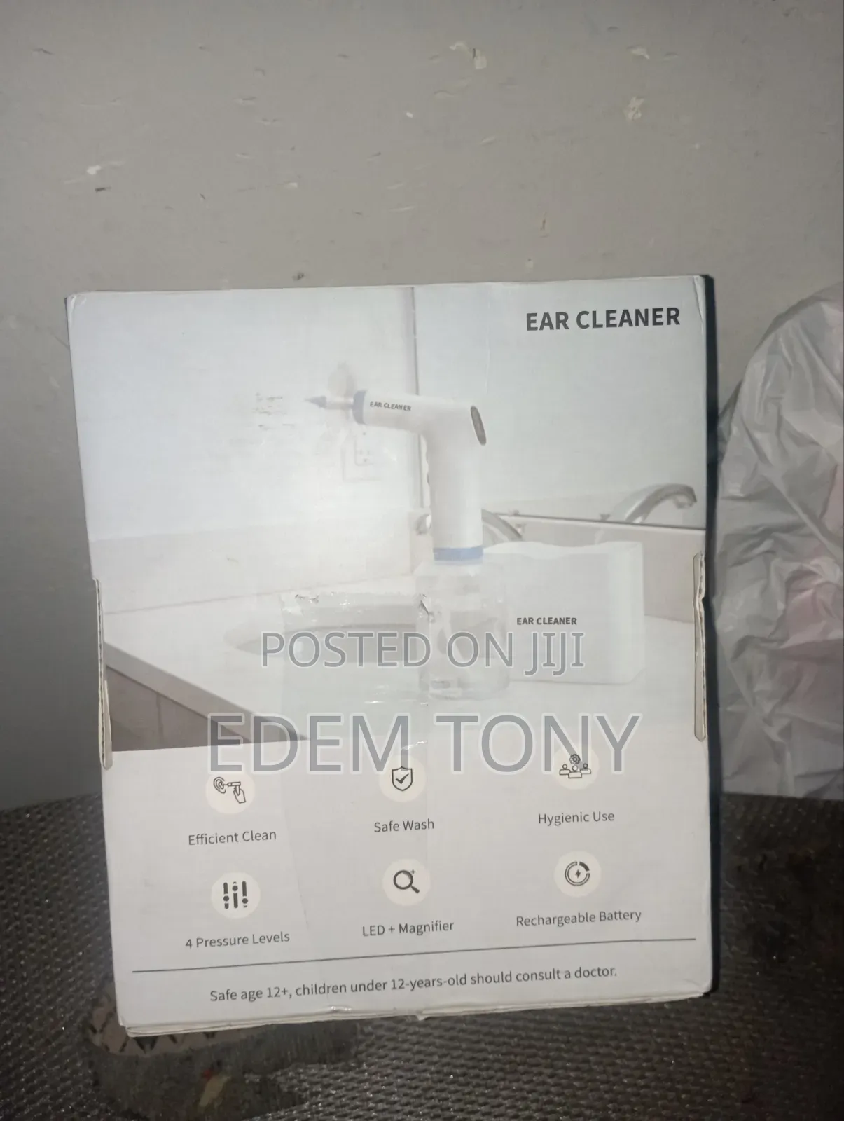 Ear Cleaner: Wax Removal Cleaning Kit :Rechargeable Irrigation System