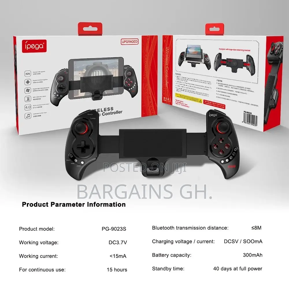 iPega Wireless Game Controller for Mobile Phone, Tablet and Smart TV