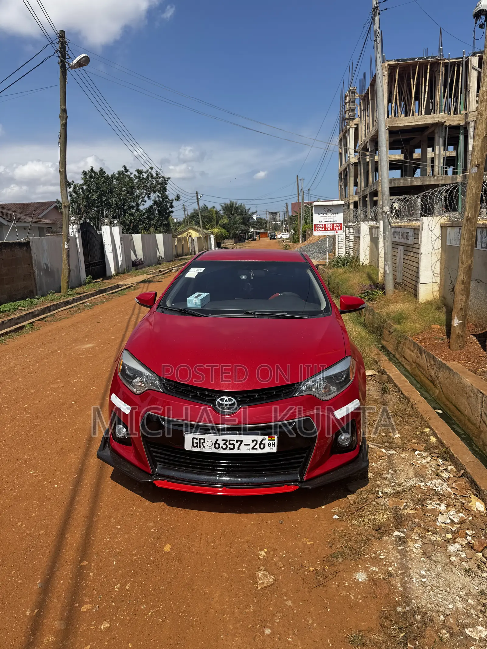 Toyota Corolla S Plus 4dr Sedan (1.8L 4cyl CVT) 2014 Red
