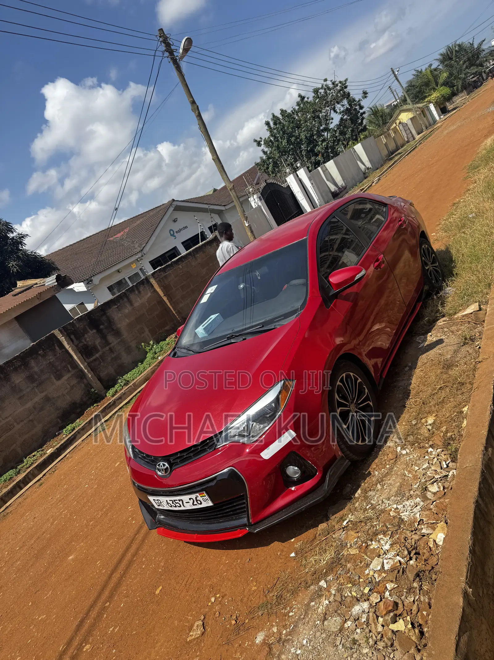 Toyota Corolla S Plus 4dr Sedan (1.8L 4cyl CVT) 2014 Red