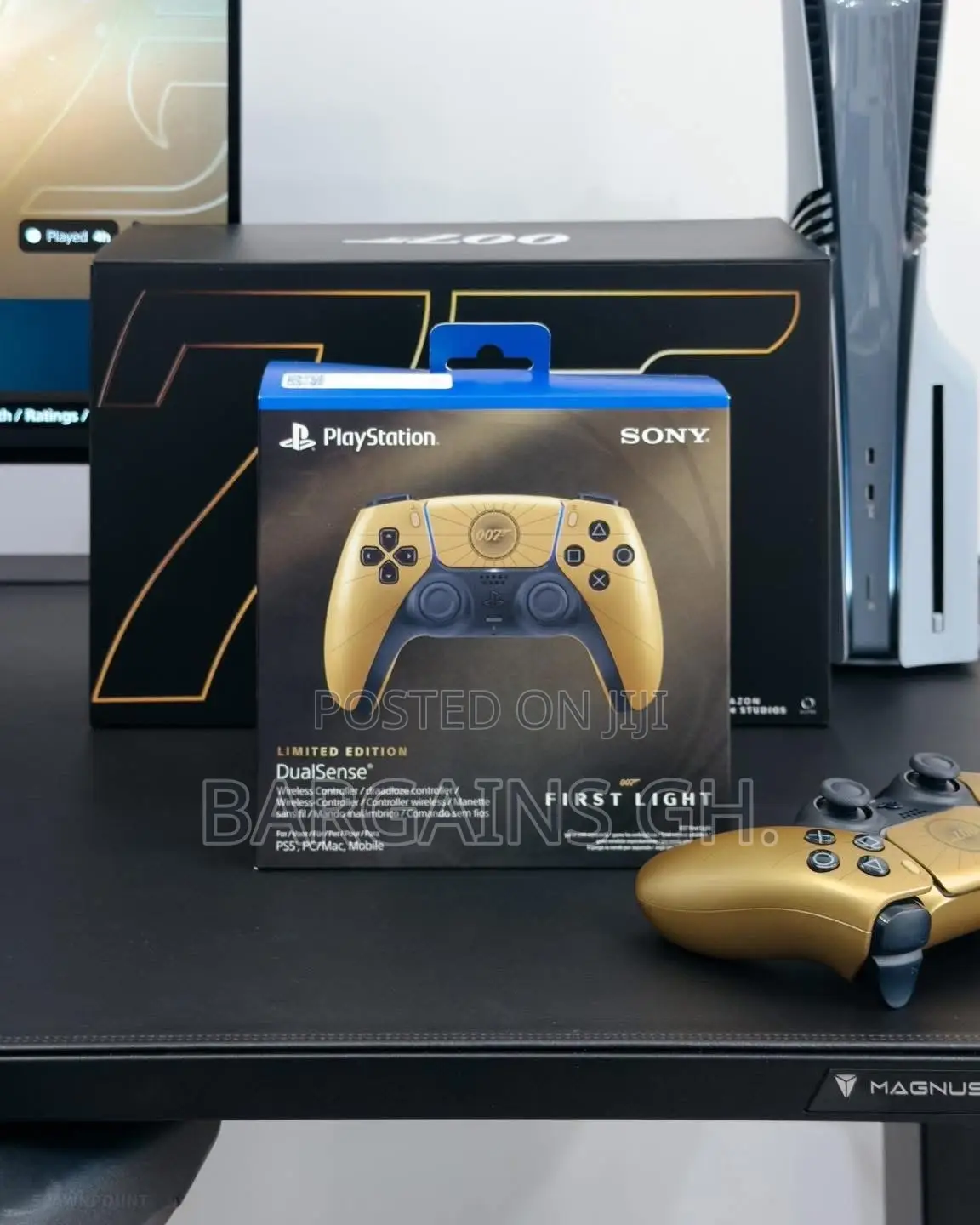 PS5 Dualsense Controller First Light 007 Limited Edition