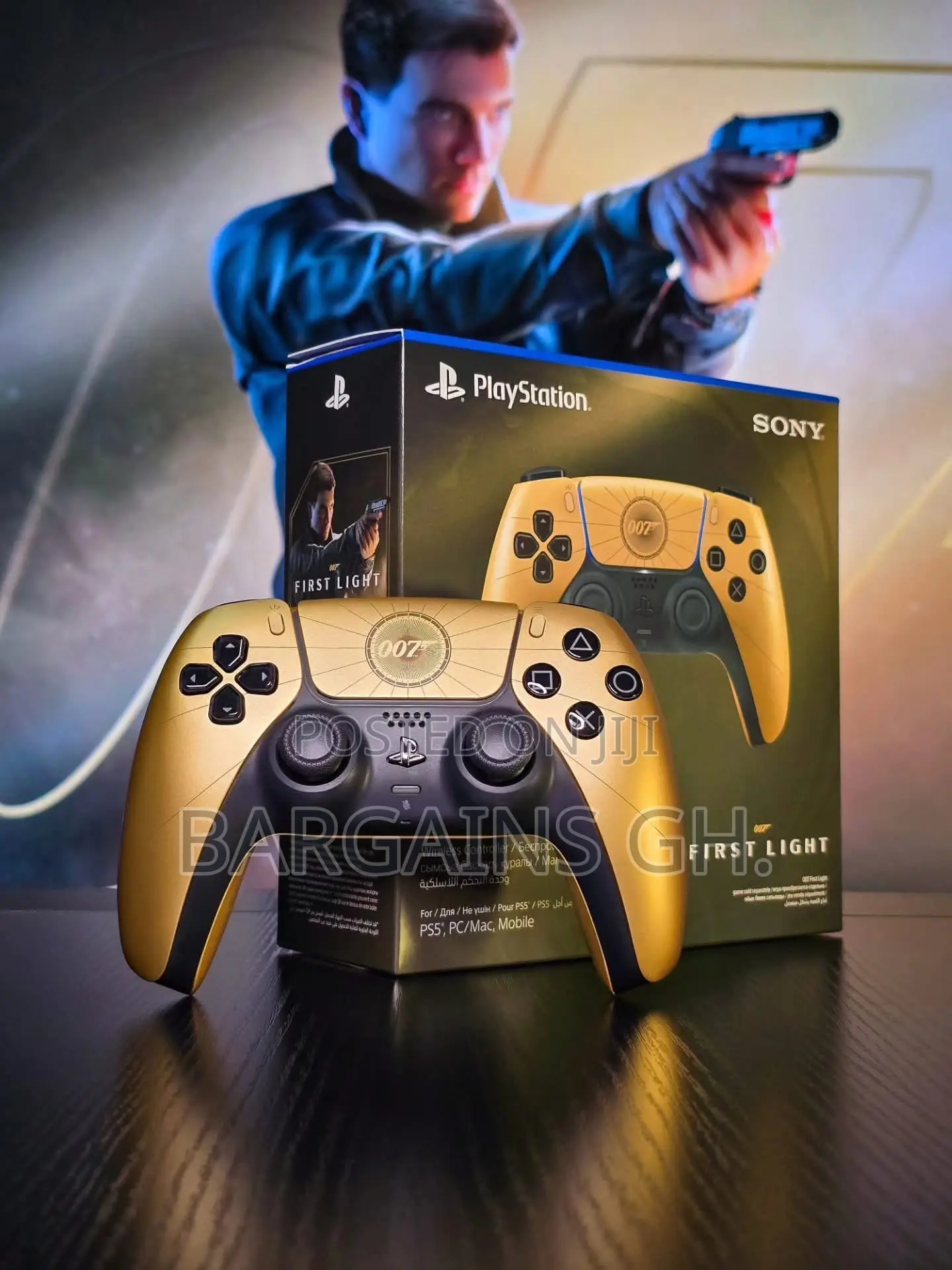 PS5 Dualsense Controller First Light 007 Limited Edition