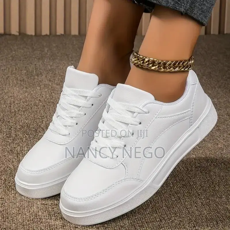 Quality, Non Slip White Sneakers