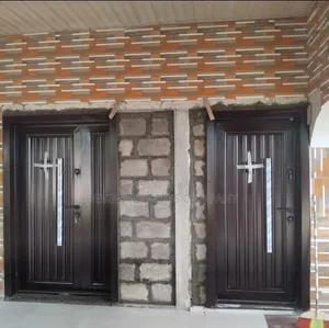 High Quality Brown Full Metal Heavy Duty Door One N Half