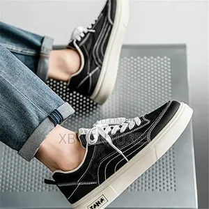 Breathable Stylish Casual Black & White Shoes