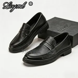 Craftsmanship Men's Formal
Office Merchant Leather Shoes-Black