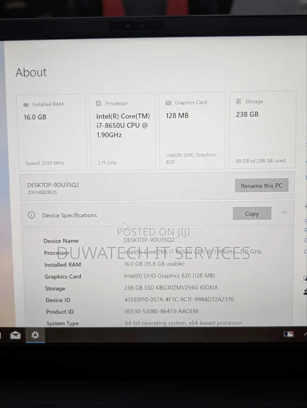 Laptop Lenovo ThinkPad X1 Carbon 16GB Intel Core i7 SSD 256GB