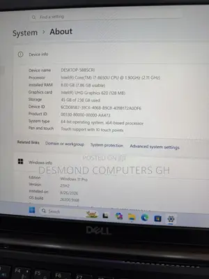 Laptop Dell Latitude 7290 8GB Intel Core i7 SSD 256GB