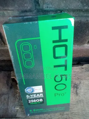 New Infinix Hot 50 Pro+ 4G 256 GB Black