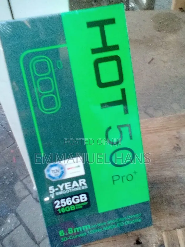 New Infinix Hot 50 Pro+ 4G 256 GB Black