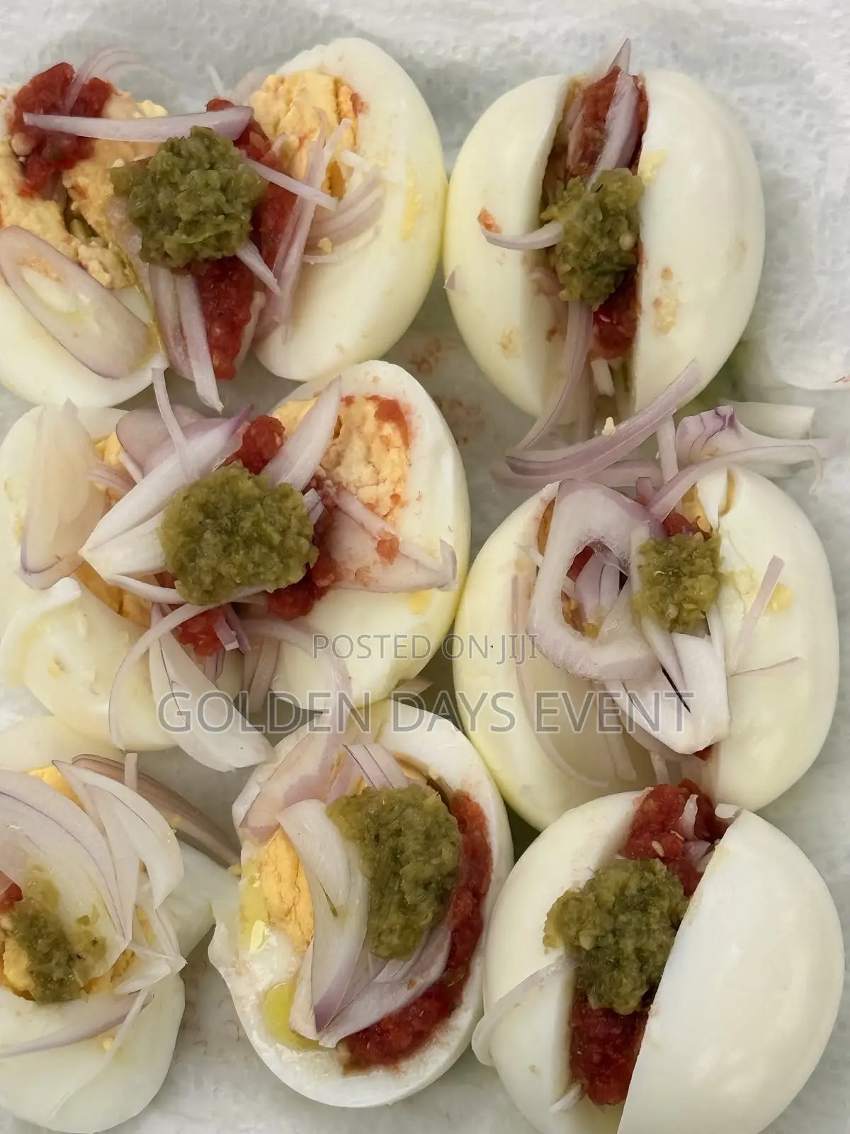 Eggs With Pepper and Oil Rice