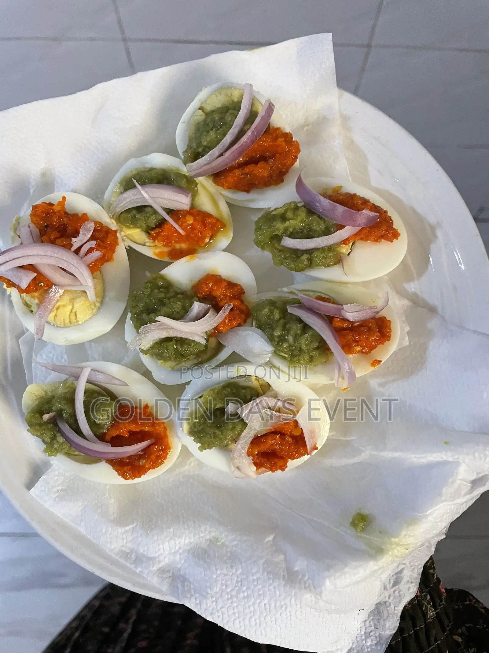 Eggs With Pepper and Oil Rice
