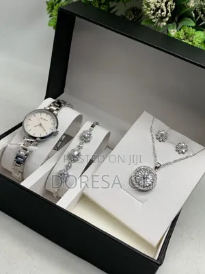 Curren Ladies Watch,Necklace Bracelet Set – Elegant Gift Set for Her