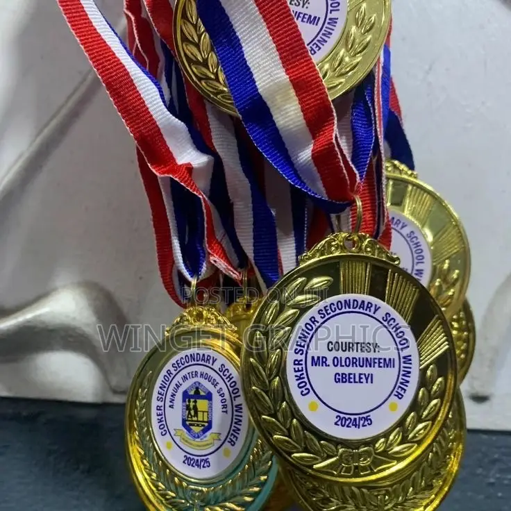 Custom Medals Printing & Engraving in Accra