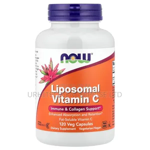 NOW Foods Liposomal Vitamin C 120Veg Capsules  Fat-Soluble Delivery