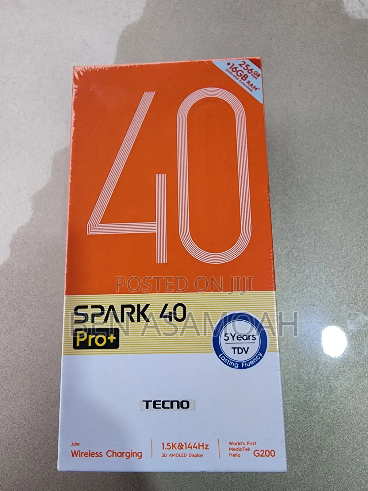 New Tecno Spark 40 Pro+ 256 GB Black