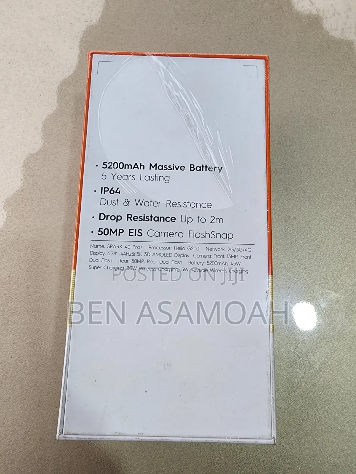 New Tecno Spark 40 Pro+ 256 GB Black