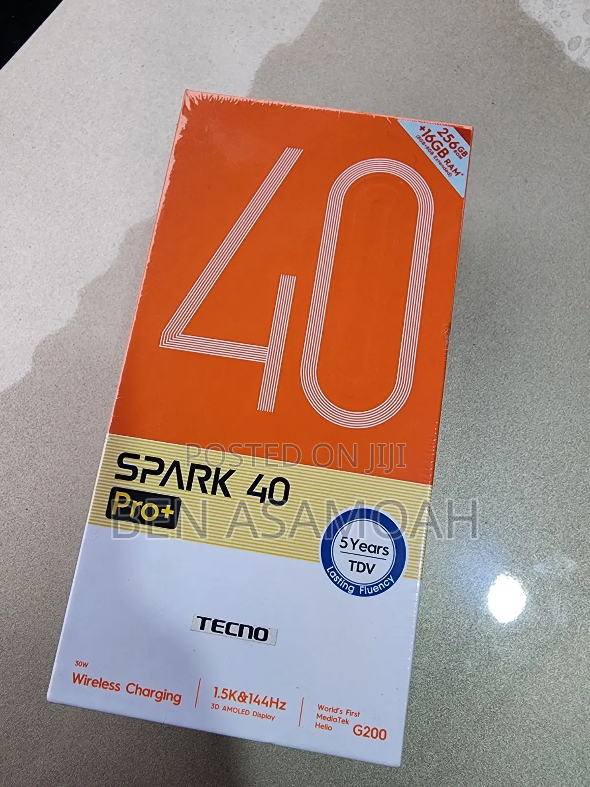 New Tecno Spark 40 Pro+ 256 GB Black