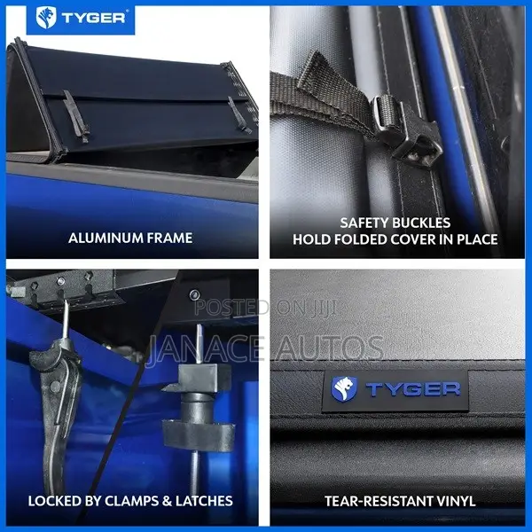 Tyger Auto T3 Soft Tonneau Cover Silverado/Sierra 150 250 300 F-150