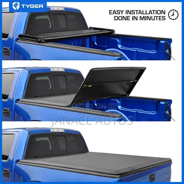 Tyger Auto T3 Soft Tonneau Cover Silverado/Sierra 150 250 300 F-150